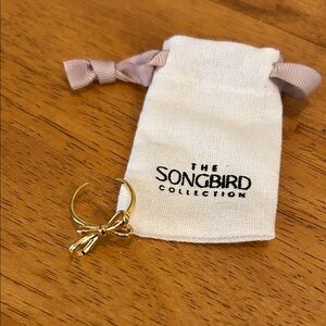 Adjustable Gold Bow Ring